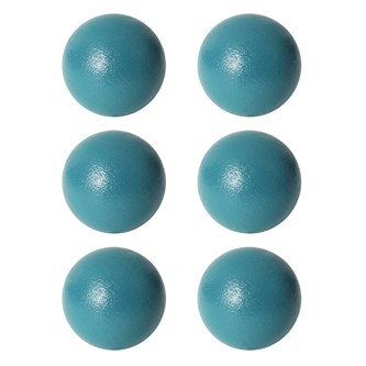 Mjuk plastklädd skumboll ø 9 cm, 6-pack
