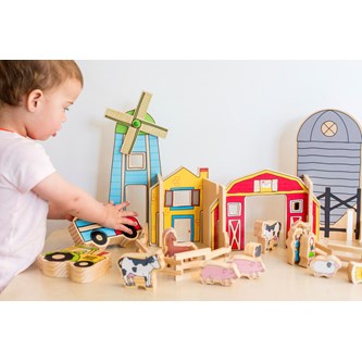 Byggset Bondgården, 26 delar