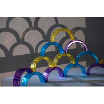 Transparent färgade bågar 12-pack