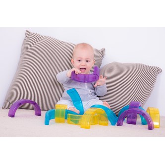 Transparent färgade bågar 12-pack