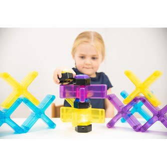 Transparent färgade kryss 12-pack