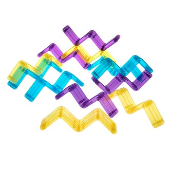 Transparent färgade vågor 12-pack