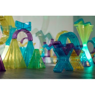 Transparent färgade vågor 12-pack