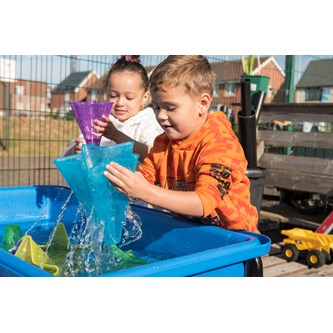 Sensoriska koner transparent färgade 20-pack