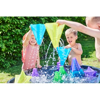 Sensoriska koner transparent färgade 20-pack