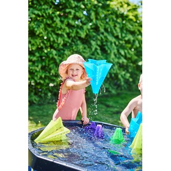 Sensoriska koner transparent färgade 20-pack