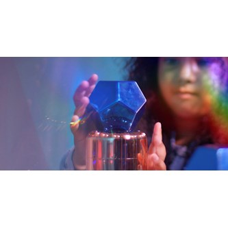 Färgade tolvsidiga spegelstenar, 11 delar