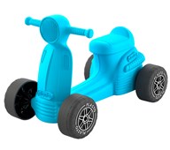 Scooter med tysta hjul