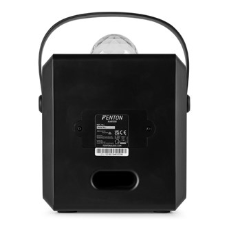 Högtalare med ljusshow och mikrofon