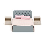 Lundby dockhusmöbler, sovrum 3 delar