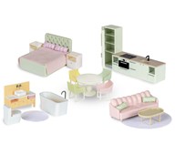 Lundby Dockhusmöbler, 17 delar