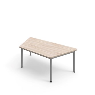 Trapetsbord 12:38 FSC BX HT 140x70 cm silverstativ