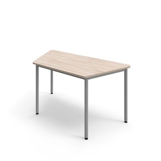Trapetsbord 12:38 FSC BX HT 140x70 cm silverstativ