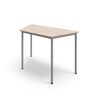 Trapetsbord 12:38 FSC BX HT 140x70 cm silverstativ