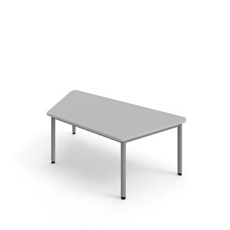 Trapetsbord 12:38 FSC BX HT 140x70 cm silverstativ