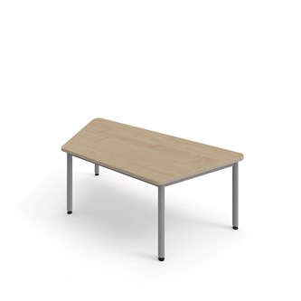 Trapetsbord 12:38 FSC BX HT 140x70 cm silverstativ