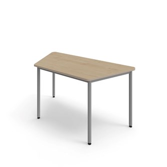 Trapetsbord 12:38 FSC BX HT 140x70 cm silverstativ