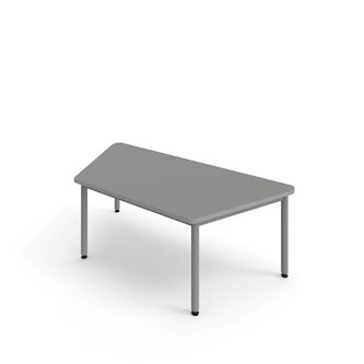 Trapetsbord 12:38 FSC BX HT 140x70 cm silverstativ