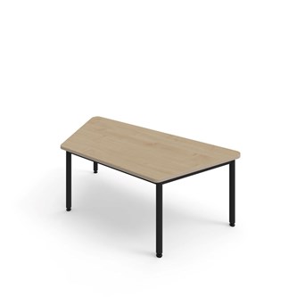 Trapetsbord 12:38 BX HT 160x80 cm svart stativ