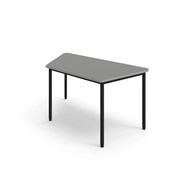 Trapetsbord 12:38 FSC BX akustiklaminat 140x70 cm svart stativ