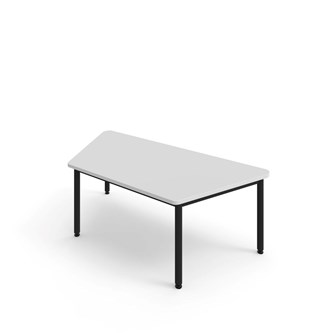 Trapetsbord 12:38 BX HT 160x80 cm svart stativ