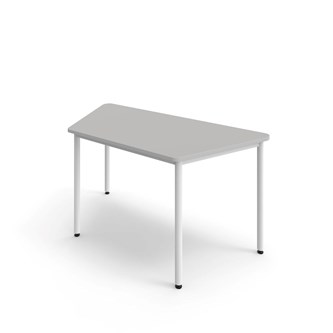 Trapetsbord 12:38 FSC BX HT 140x70 cm vitt stativ