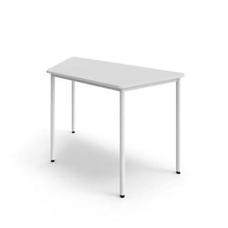 Trapetsbord 12:38 FSC BX HT 140x70 cm vitt stativ