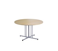 Bord 12:38 FSC BX HT ø 120 cm pelare silverstativ