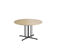 Bord 12:38 FSC BX HT ø 120 cm pelare svart stativ