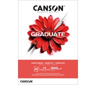 Block för akrylmålning Graduate 300 g A5