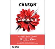 Block för akrylmålning Graduate 300 g A4