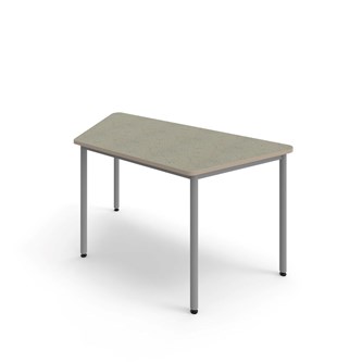 Bord 12:38 BX akustik linoleum 160x80x80 cm silverstativ