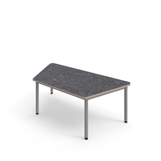 Bord 12:38 BX akustik linoleum 160x80x80 cm silverstativ