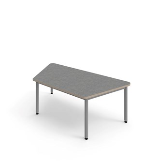 Bord 12:38 BX akustik linoleum 160x80x80 cm silverstativ