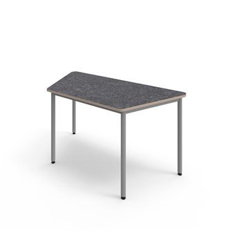 Bord 12:38 BX akustik linoleum 160x80x80 cm silverstativ