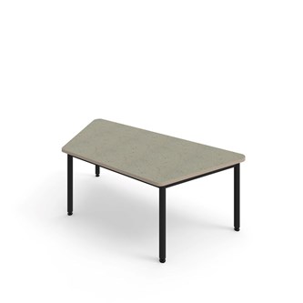 Bord 12:38 BX akustik optimal linoleum 160x80x80 cm svart stati