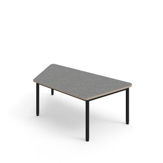 Bord 12:38 BX akustik optimal linoleum 160x80x80 cm svart stati