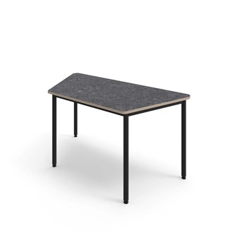 Bord 12:38 BX akustik optimal linoleum 160x80x80 cm svart stati