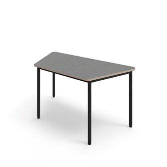 Bord 12:38 BX akustik optimal linoleum 160x80x80 cm svart stati