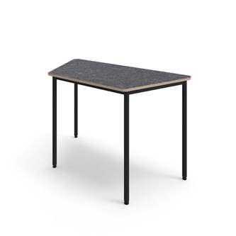 Bord 12:38 BX akustik optimal linoleum 160x80x80 cm svart stati