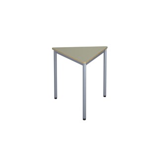 Triangelbord 12:38 BX akustik linoleum 80x80x80 cm silverstativ