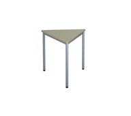 Triangelbord 12:38 BX akustik linoleum 80x80x80 cm silverstativ