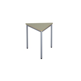 Triangelbord 12:38 BX akustik linoleum 80x80x80 cm silverstativ