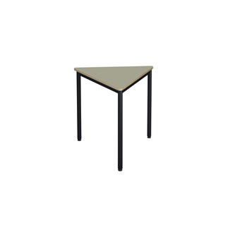 Triangelbord 12:38 BX akustik linoleum 80x80x80 cm svart stativ