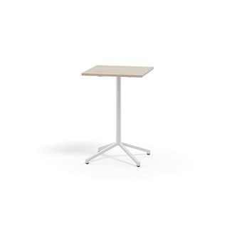 Bord Pilare akustiklaminat 70x70 cm vitt stativ