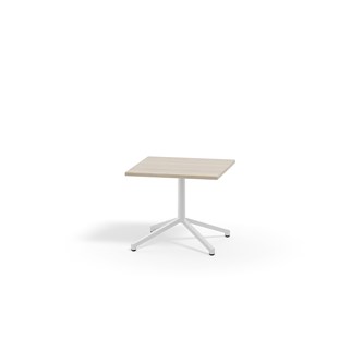 Bord Pilare akustiklaminat 70x70 cm vitt stativ