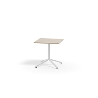 Bord Pilare akustiklaminat 70x70 cm vitt stativ