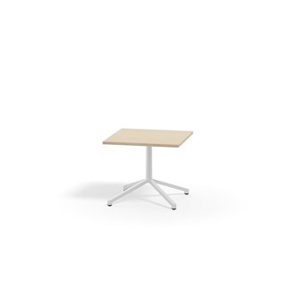 Bord Pilare akustiklaminat 70x70 cm vitt stativ