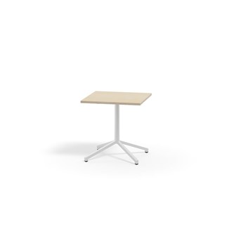 Bord Pilare akustiklaminat 70x70 cm vitt stativ