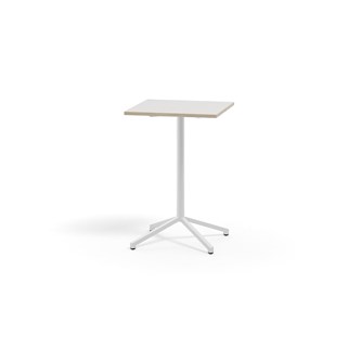 Bord Pilare akustiklaminat 70x70 cm vitt stativ